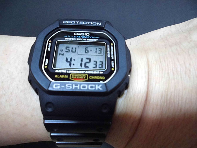 G�V���b�N/G-SHOCK�X�s�[�h���f��DW-5600E-1���p�A�b�v
