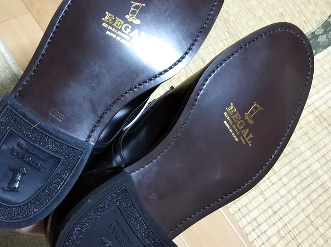 リーガル2504の靴底のロゴ